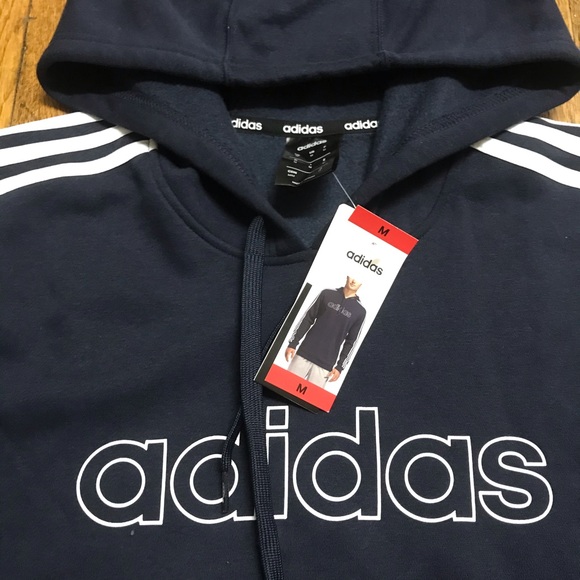 adidas Men’s Fleece Pullover Hoodie - Picture 4 of 12